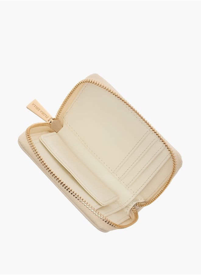 Flora Bella By Shoexpress Womens Quilted Zip Around Wallet  - Image 5