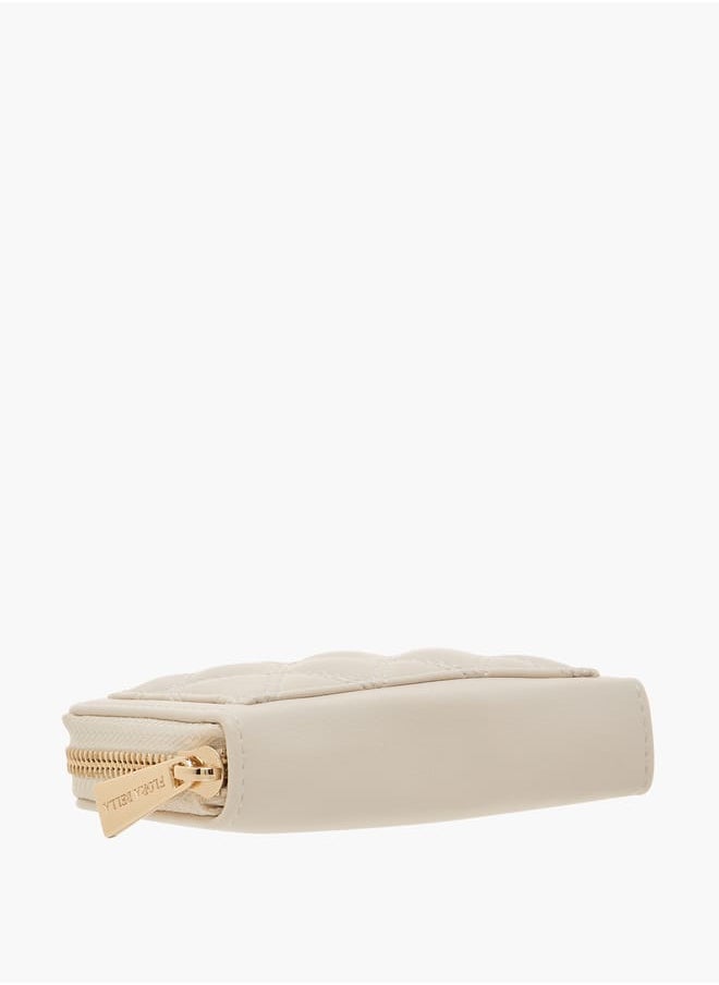 Flora Bella By Shoexpress Womens Quilted Zip Around Wallet  - Image 4