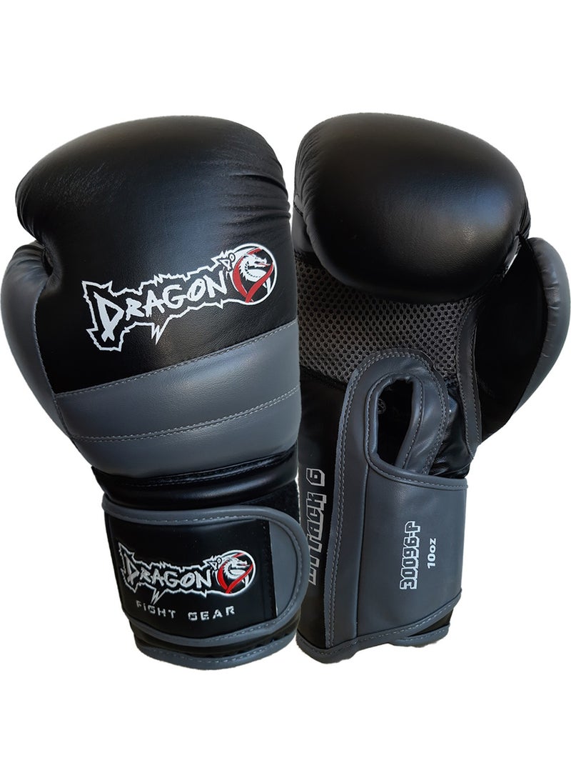 Dragon Attack 6 Boxing Gloves Kick Boxing Muay Thai Boxing Gloves Bandage and Mouthguard Set of 3  - Image 4