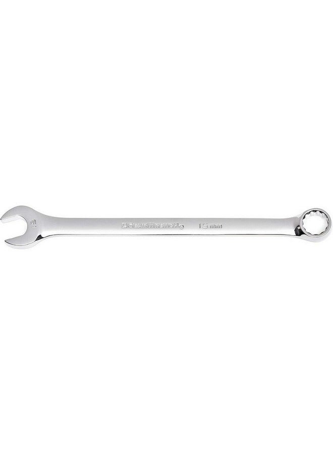 GearWrench 12-Point Long Pattern Combination Wrench Silver 15 mm 81672G - Image 1
