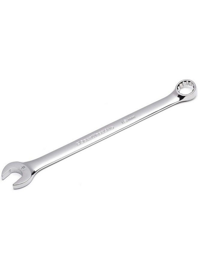 GearWrench 12-Point Long Pattern Combination Wrench Silver 15 mm 81672G - Image 3