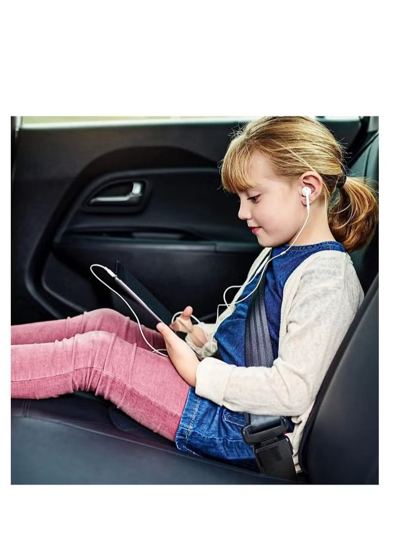 Realfrog - Seat Belt Lock Cover, Seat Buckle Guard Belt Cover Locks for Kids, Prevent Kids or Special Groups from Unbuckle Seat Belts, Universal Fit, Black, 2 Pcs - Image 1