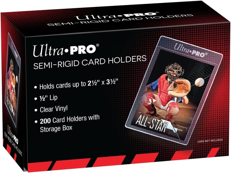UltraPro أكمام نصف صلبة 1/2" مع حافة، بلاستيك، 200 قطعة - Image 2