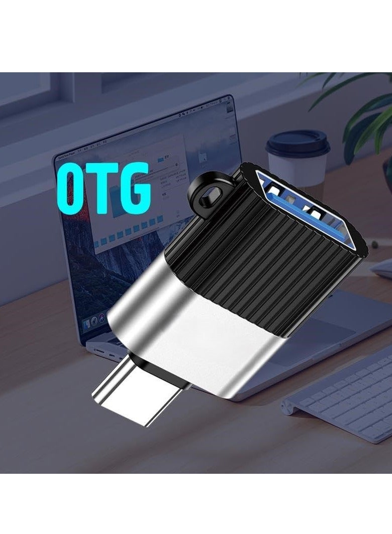 Earldom USB to USB C Adapter   USB C Male to USB 3.1 Female  3 Type C OTG Drive Converter - Image 2