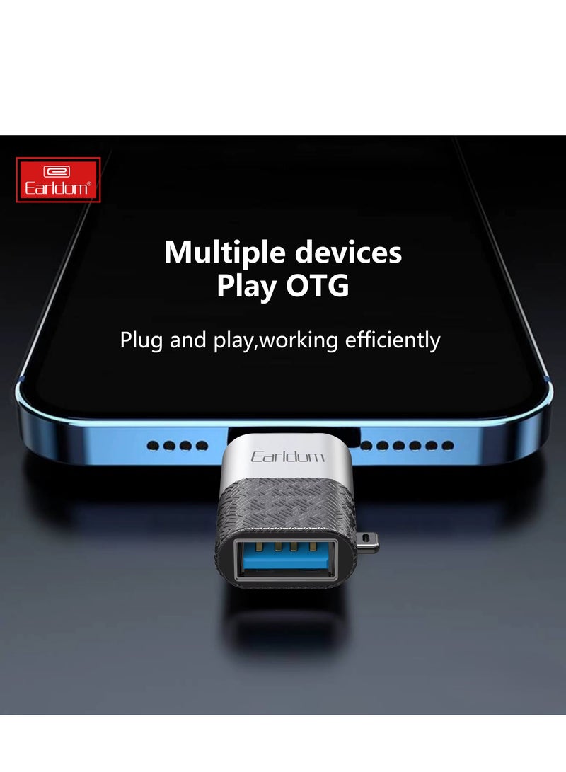 Earldom USB to USB C Adapter   USB C Male to USB 3.1 Female  3 Type C OTG Drive Converter - Image 5