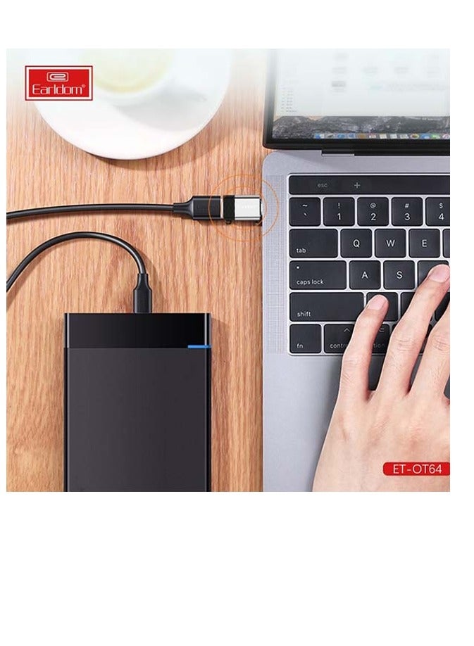 Earldom USB to USB C Adapter   USB C Male to USB 3.1 Female  3 Type C OTG Drive Converter - Image 3