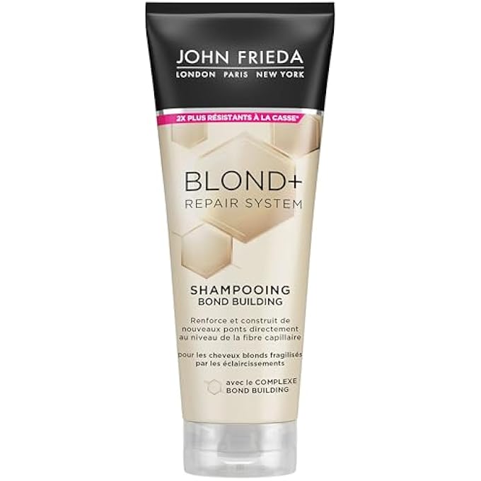 John Frieda BLOND+ REPAIR SYSTEM BOND BUILDING SHAMPOO, 250 ML - Image 2