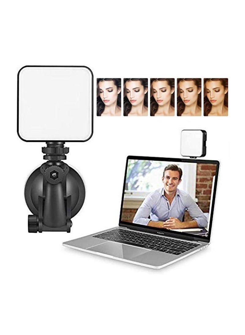 Captaintech Video Conference Selfie Light Kit, Laptop Computer Tablet Monitor LED Video Light, 6500K Dimmable Webcam Light for Remote Work, Online Education, Self Broadcasting, Zoom Calls and Live Streaming - Image 1