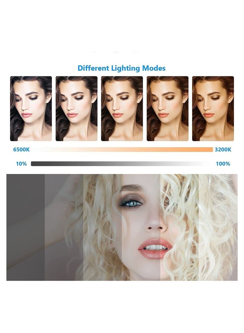 Captaintech Video Conference Selfie Light Kit, Laptop Computer Tablet Monitor LED Video Light, 6500K Dimmable Webcam Light for Remote Work, Online Education, Self Broadcasting, Zoom Calls and Live Streaming - Image 2