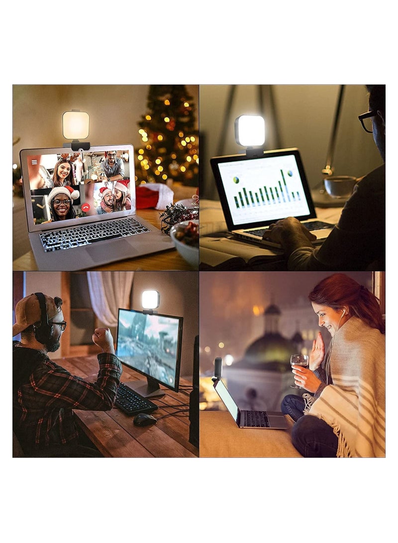 Captaintech Video Conference Selfie Light Kit, Laptop Computer Tablet Monitor LED Video Light, 6500K Dimmable Webcam Light for Remote Work, Online Education, Self Broadcasting, Zoom Calls and Live Streaming - Image 5