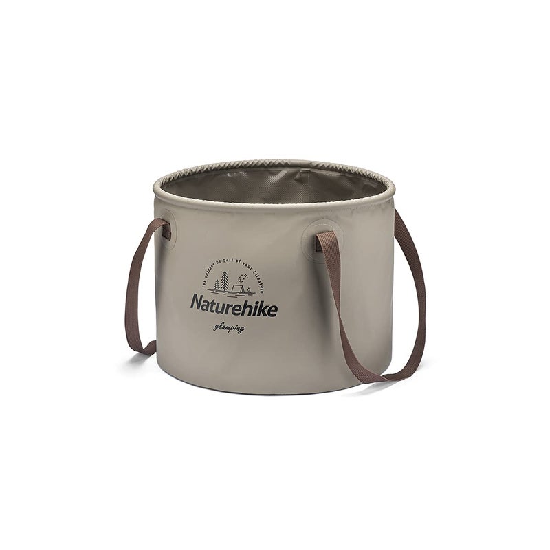 Naturehike Collapsible Bucket Folding Bucket Wash Basin with Handle Portable Water Container 528 Gallon 20L for Camping Fishing Travelling Gardening - Image 2