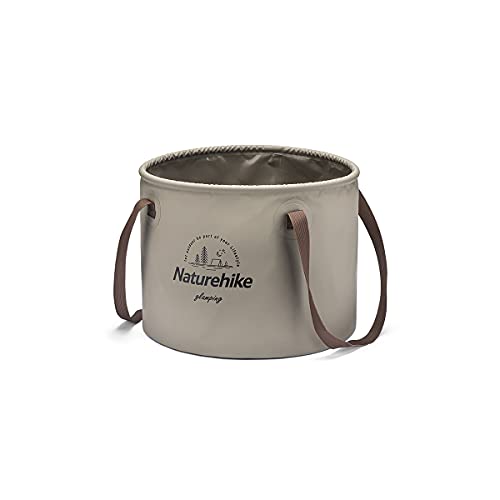 Naturehike Collapsible Bucket Folding Bucket Wash Basin with Handle Portable Water Container 528 Gallon 20L for Camping Fishing Travelling Gardening - Image 1