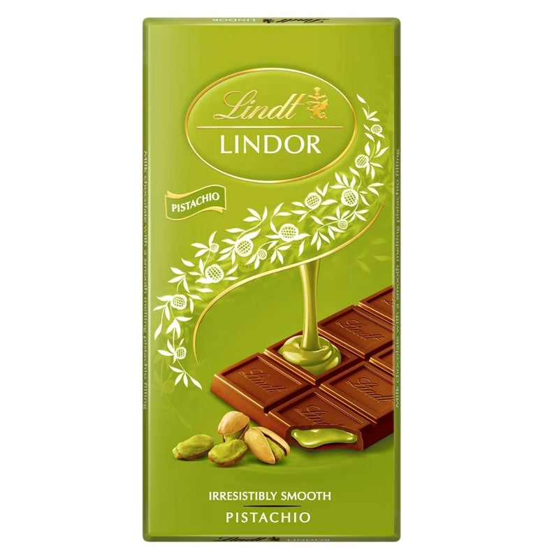 Lindt لوح شوكولاتة لندور بالفستق 100 جرام - Image 1