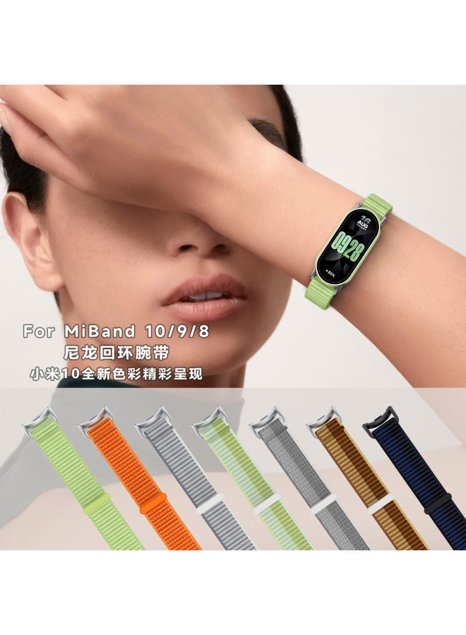 Suitable For Xiaomi Mi Band 10 Strap Official Same Style Nylon Braided Loop Xiaomi 98 Smart Bracelet Nylon Strap - Image 2