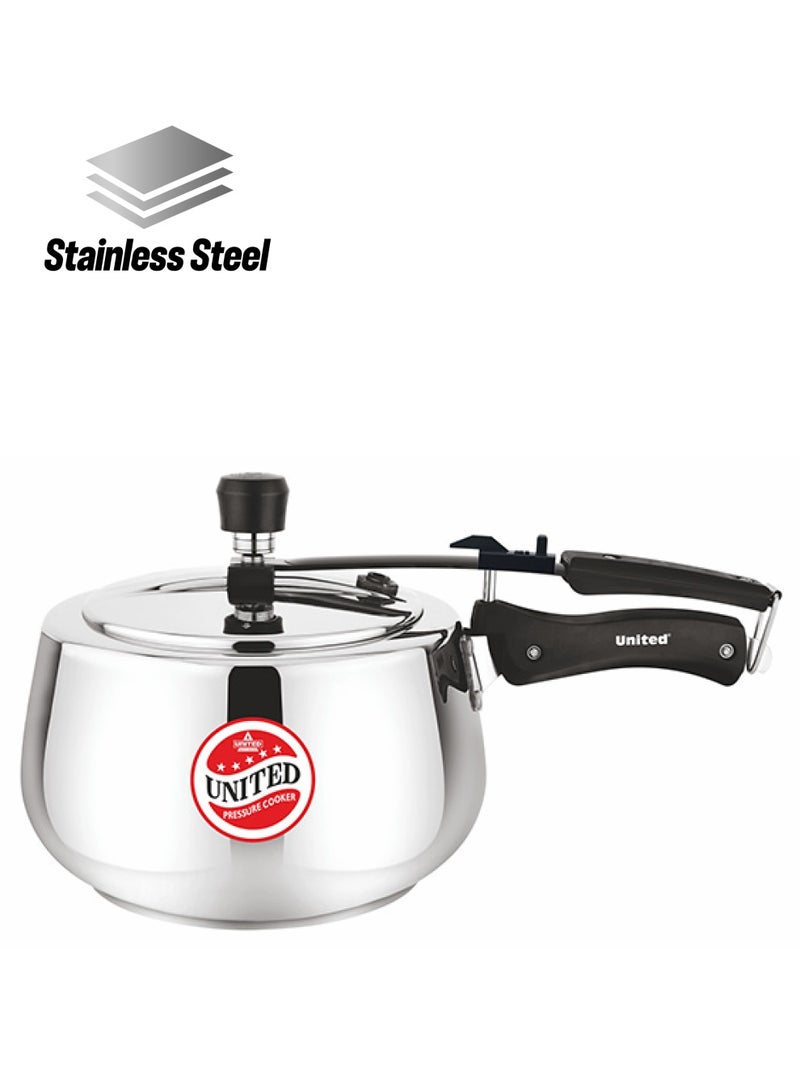 Ucook Silvo Steel Pressure Cooker - Image 1