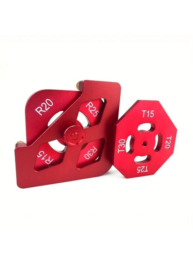 High Speed Steel Woodworking Chamfering Tool With R Corner Arc Angle Guide - Image 4