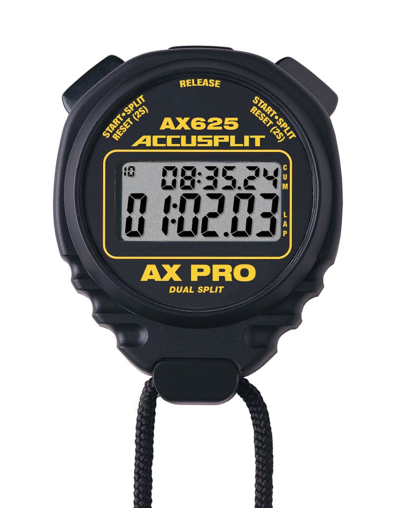 ACCUSPLIT AX625 PRO Cumulative/Lap Split Stopwatch, Black - Image 3