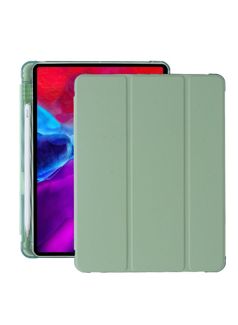 Loquat Protective Sleeve With Pen Slot For Green iPad