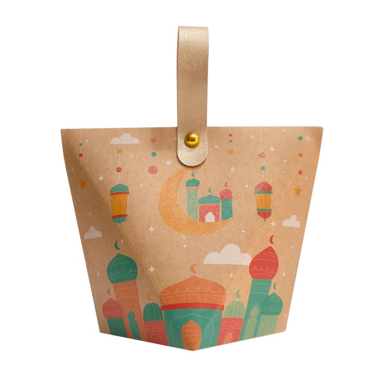 Gift For Her Him 18pcs Ramadan Kraft Paper Gift Boxes For Eid Al Fitr Party Decorations - Image 5