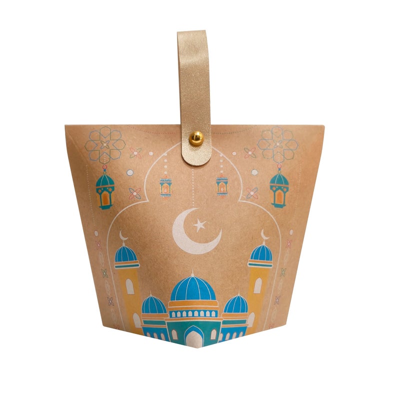 Gift For Her Him 18pcs Ramadan Kraft Paper Gift Boxes For Eid Al Fitr Party Decorations - Image 4