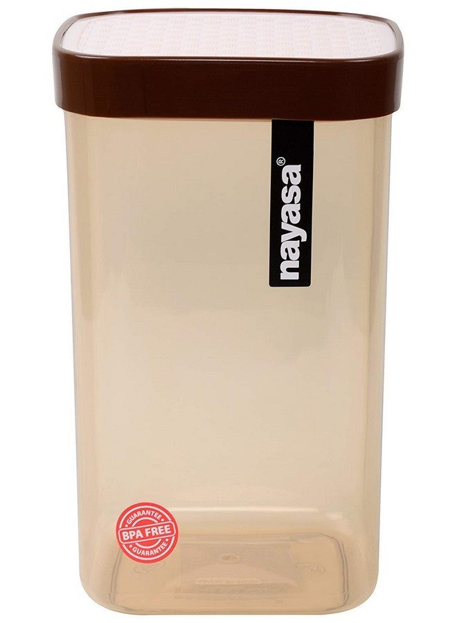 Nayasa Plastic Fusion Containers - 1500 ml, Set of 6, Brown - Image 4