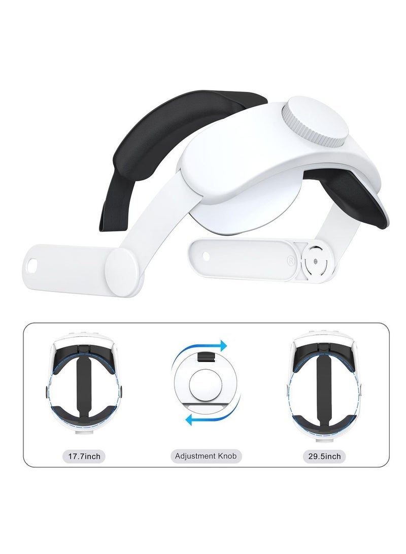 Head Strap Compatible With VR Accessories Elite Replacement Strap For Quest 3 Adjustable Headband - Image 4