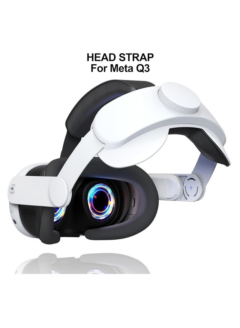 Head Strap Compatible With VR Accessories Elite Replacement Strap For Quest 3 Adjustable Headband - Image 2