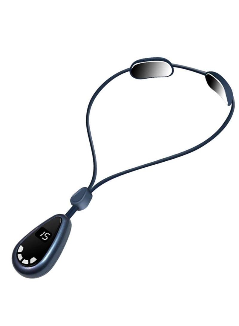 Y&D Smart Neck Massager, Pendant Mini Massager with Heat 0-52℃ Electric 6 Modes 15 Levels EMS Dual Pulse Technology, for Women and Men - Image 1
