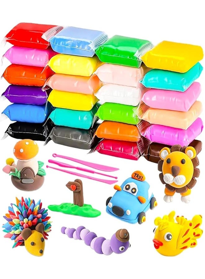 MALL Sky MALL Multicolor Modeling Clay Set for Kids | Soft Non-Toxic Play Dough | Creative Art & Craft Toy Pcs 6 - Image 2