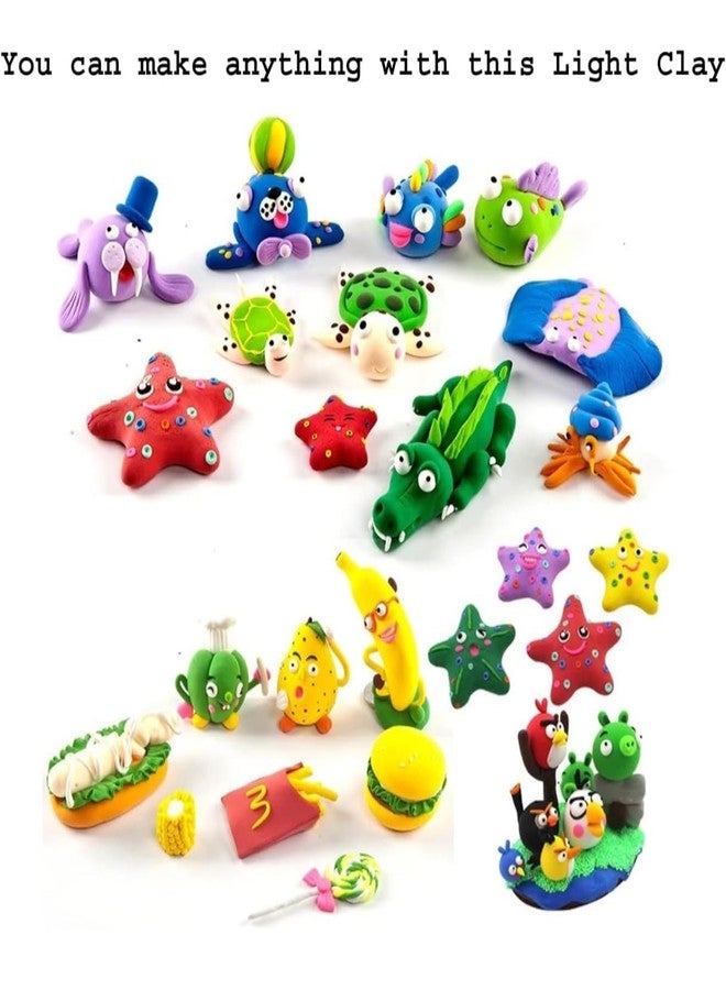 MALL Sky MALL Multicolor Modeling Clay Set for Kids | Soft Non-Toxic Play Dough | Creative Art & Craft Toy Pcs 6 - Image 5