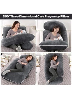 Pregnancy Must Haves Pregnancy Pillow U-Shaped Full Body Maternity Support Pillow for Pregnant Women with Replaceable and Washable Velvet Cover (Black) - pzsku/ZA79D4E4D091FD168485DZ/45/_/1728850538/0c5254e2-c95d-4085-ac5d-41f823cd8763