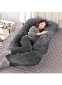 Pregnancy Must Haves Pregnancy Pillow U-Shaped Full Body Maternity Support Pillow for Pregnant Women with Replaceable and Washable Velvet Cover (Black) - pzsku/ZA79D4E4D091FD168485DZ/45/_/1728850608/2b45bbfe-2539-4c9f-81b4-c618b7d7a379