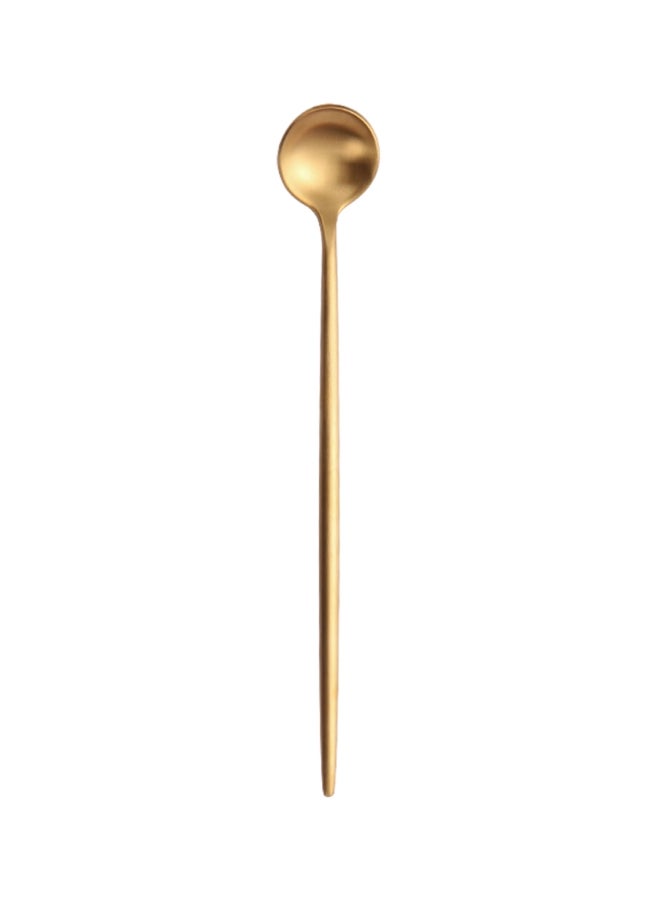 Loquat 6-Piece Iced Tea Spoons Gold 20centimeter - Image 2