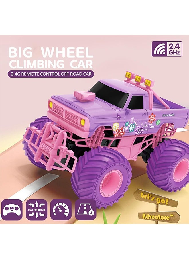 1:18 RC Car, Remote Control Car for Gifts Kids, 2.4 Ghz High Speed 20 Km/h RC Truck, All Terrains Pink Off Road for 4 5 6 7 8 9 Years Old Birthday Gifts for Kids& Adults - pzsku/ZA79D7A6D10FA29C362EEZ/45/_/1715655666/e94db201-4040-45d8-a7d9-25b6d96d4f1f