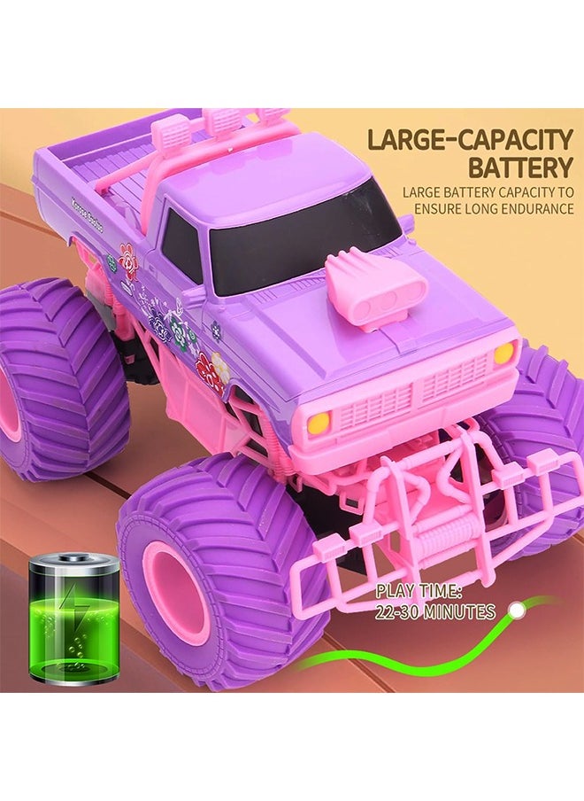 1:18 RC Car, Remote Control Car for Gifts Kids, 2.4 Ghz High Speed 20 Km/h RC Truck, All Terrains Pink Off Road for 4 5 6 7 8 9 Years Old Birthday Gifts for Kids& Adults - pzsku/ZA79D7A6D10FA29C362EEZ/45/_/1715655677/62356102-1fec-4093-aa21-cef2b8d59533