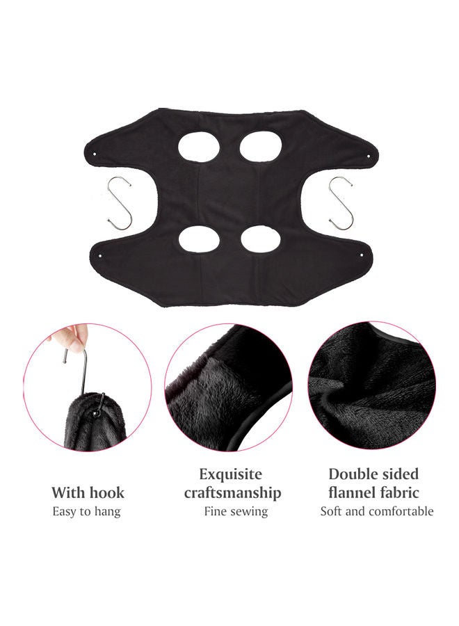 NIBEMINENT 2 In 1 Dog Grooming Hammock Black - Image 3