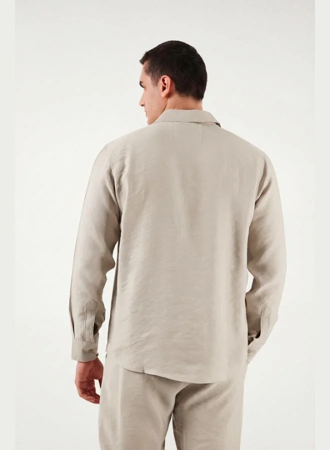 Buratti  Buratti Regular Fit Classic Collar Long Sleeve Shirt Men's SHIRT CF26S121640 for Men | Best Price UAE