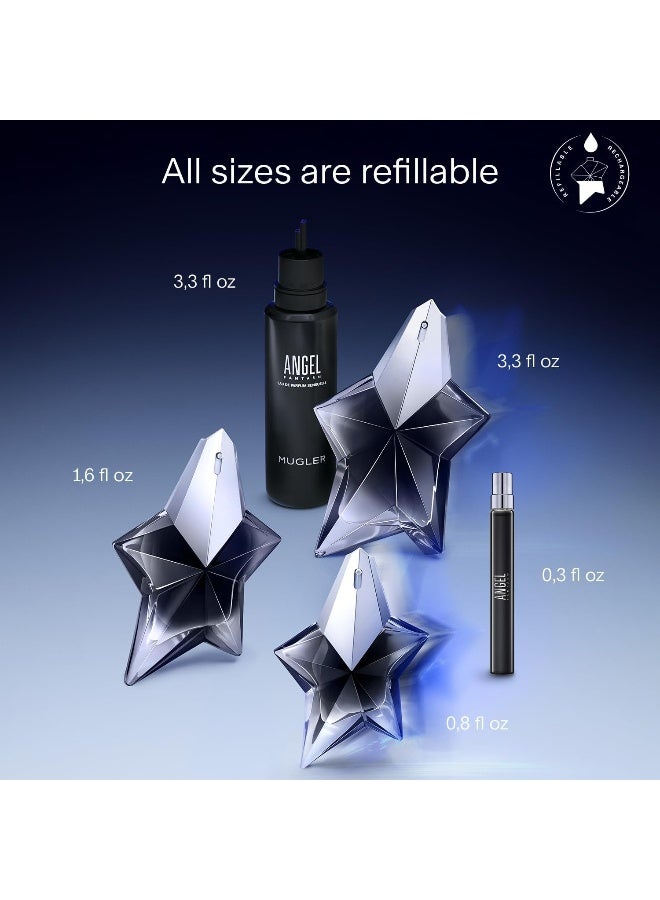 Mugler Angel Fantasm Eau de Parfum, Refillable, Ambery Gourmand Fruity Women's Fragrance, 50ml - Image 4