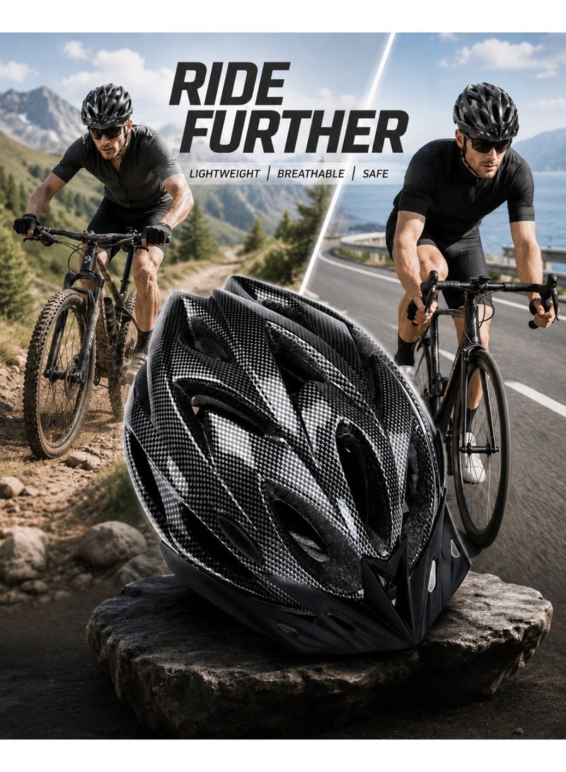 SparkSprout 18 Vents Ultralight Integrally Molded helmet for bicycle,Unisex bicycle safety helmet, lightweight and breathable bike helmet, Cycling Helmet for outdoor riding, mountain biking and road cycling. - Image 3