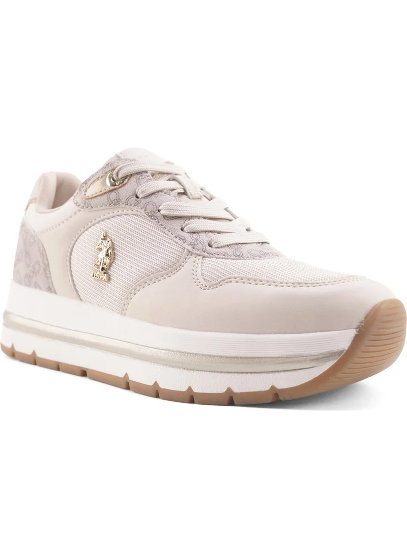 U.S. Polo Assn. Shery 5fx Beige Women's Sneakers