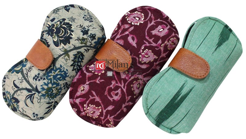 MILAN'S CREATION : Glares Case Soft Cover/Spectacles Pouch/Sunglasses Cover Combo Goggles Women, Return Gift Purse, Gifting, Giveaways - Image 3