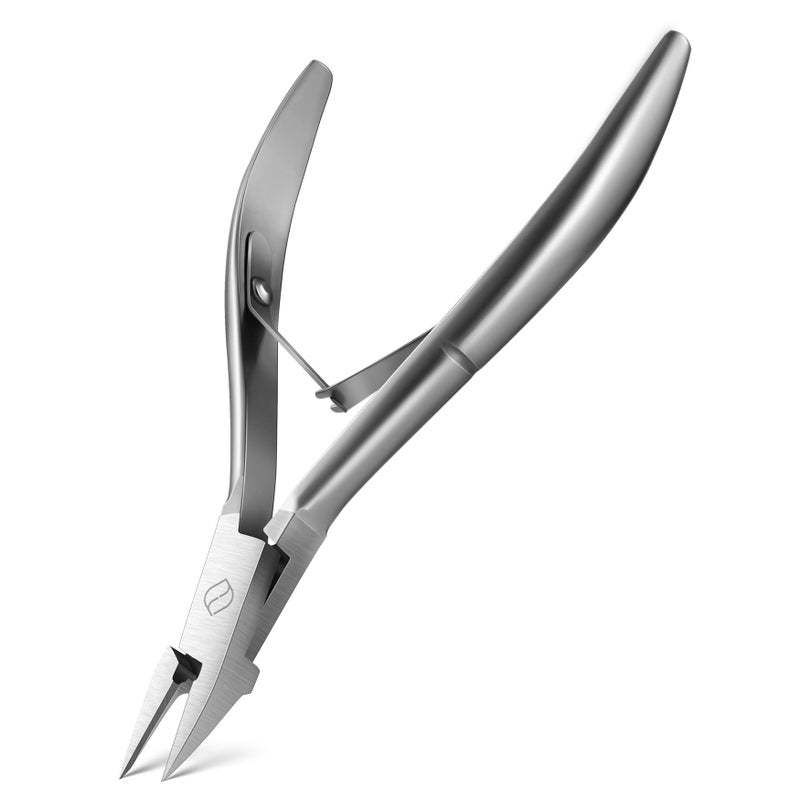 FERYES Ingrown Toenail Clippers Straight Blade Toe Nail Clippers for Thick Nails for Seniors, Stainless Steel Nail Clippers for Thick Toenails - Ultra-Slim 16mm Blade Fingernail Clippers - Image 1