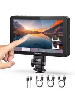 Neewer NEEWER F700 7" Camera Field Monitor, 2000nit HD 1920x1080 IPS Touch Screen with 3D LUT, 4K HDMI Loop in/Out with Peak Focus  - Image 1