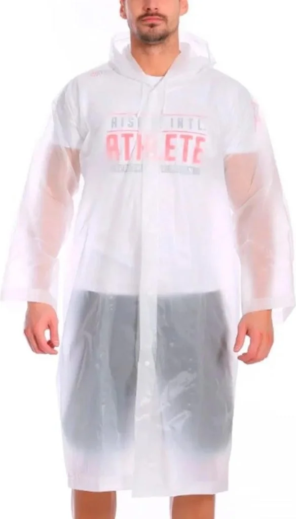 Dzc Kuzenler Avm Dzc Cousins ​​Avm Women's Men's Raincoat Hooded Eva Raincoat Windbreaker White