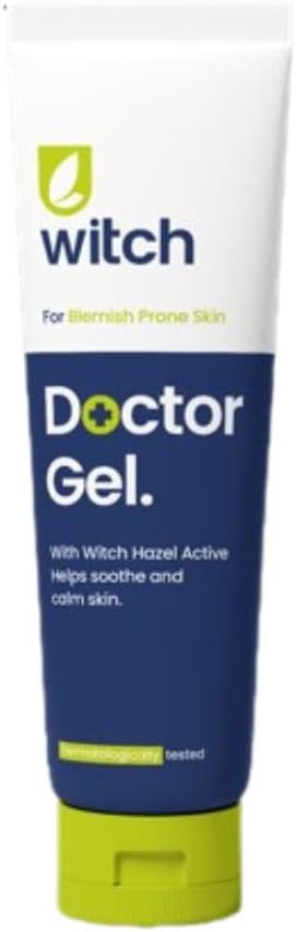 Witch Doctor Gel 35ml with Witch Hazel helps calm and soothe skin Packaging may vary