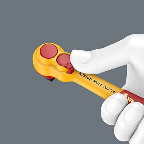 Wera 8007 B VDE Ratchet with switch lever and 3/8" drv - Image 3