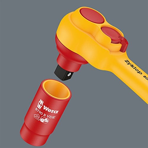 Wera 8007 B VDE Ratchet with switch lever and 3/8" drv - Image 4