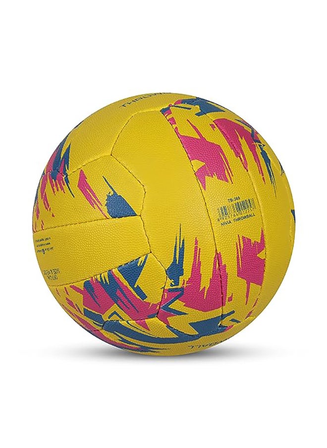 Nivia Throw Ball | Size 5 | Material : Rubber | High Grip | Adult | Hand Stitched | High Air Retention  - Image 5