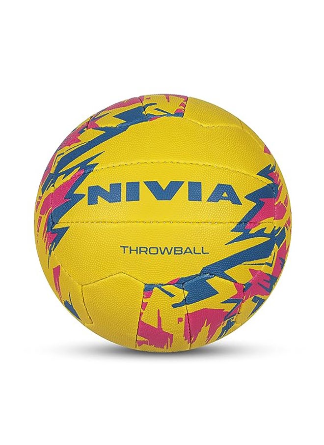Nivia Throw Ball | Size 5 | Material : Rubber | High Grip | Adult | Hand Stitched | High Air Retention  - Image 3