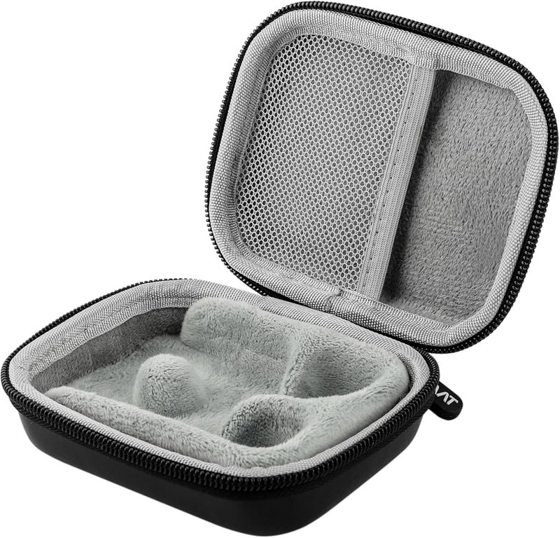 Linsoul ZiiGaat PELLEPOD Leather Earbud Case, Waterproof IEM Storage Box, Hard Carrying Bag, Protective Storage Box, Fit for Earphone ZS10 Pro, Zero: 2, EM6L, EW300, SuperMix 4, Orchestra Lite (Black) - Image 1